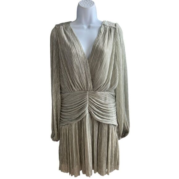 BANANA REPUBLIC Metallic Mini Dress In Size 4 - Picture 1 of 10